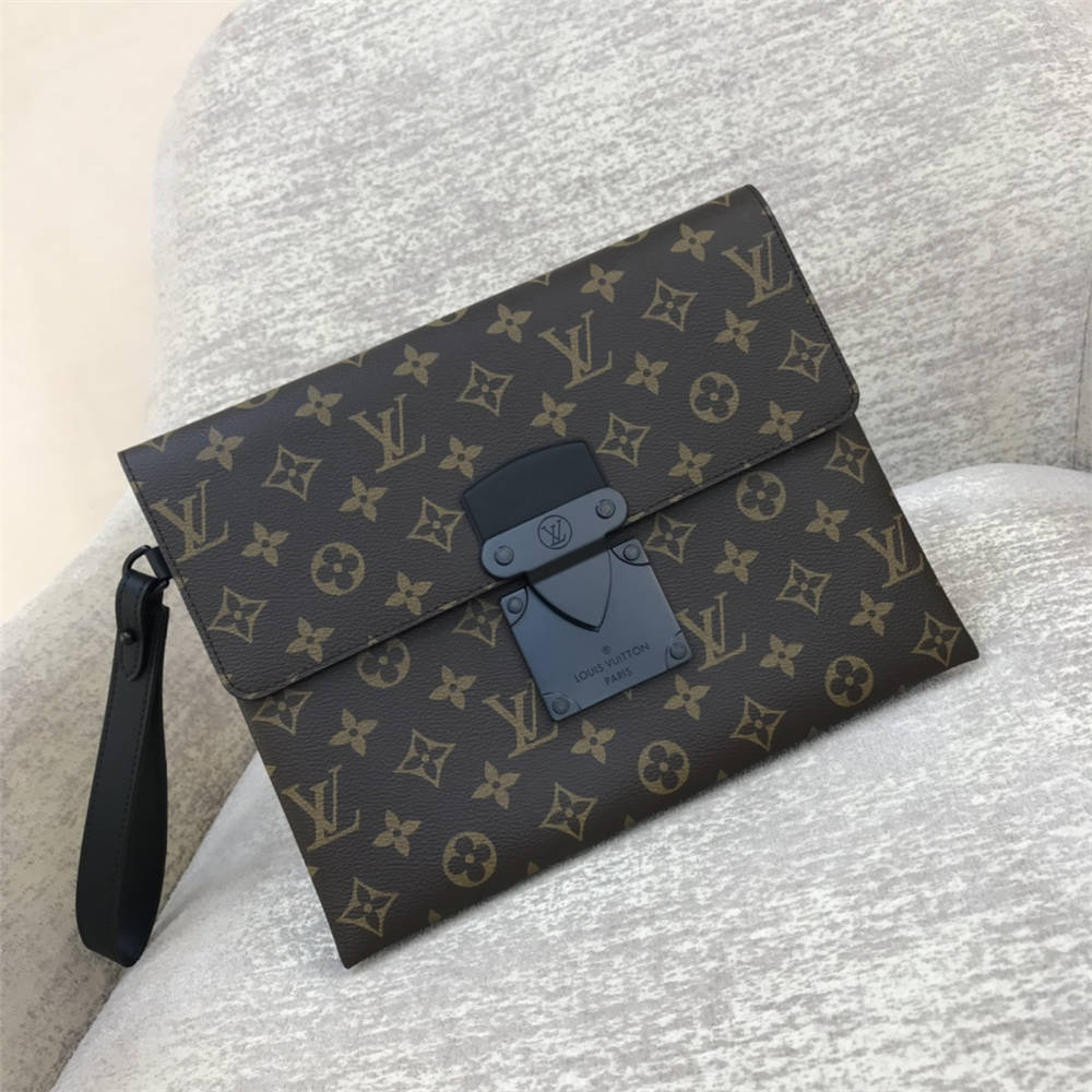 Louis Vuitton S-LOCK POCHETTE  M82598 size：28x22.5x3.5cm 2025 new 